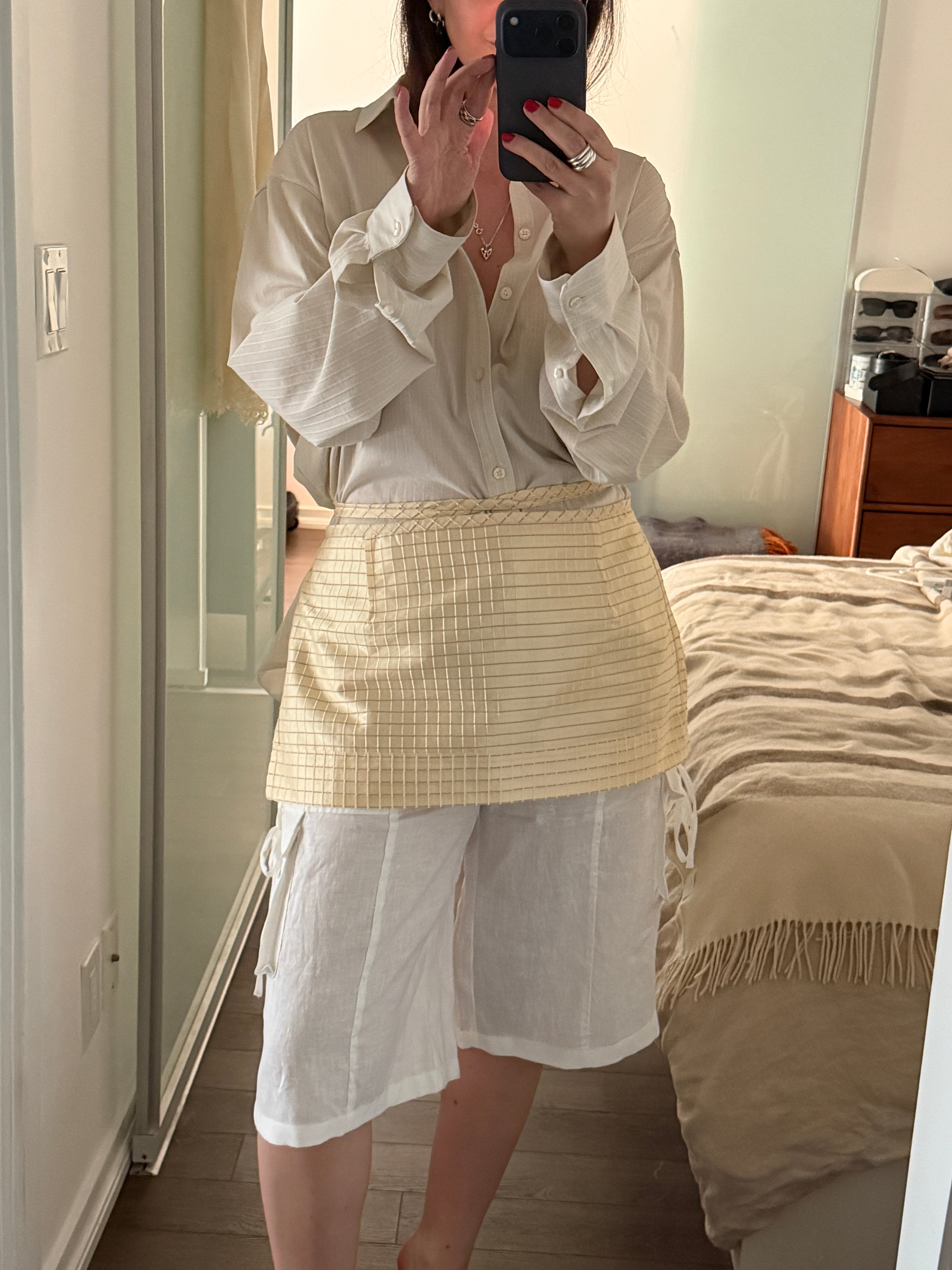 Mini Silk Apron